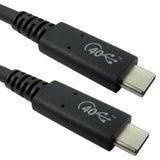 Cables Direct USB4-4080 USB cable USB4 Gen 2x2 0.8 m USB C Black