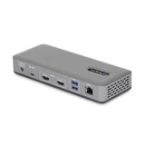 StarTech.com Dual-Monitor USB-C Docking Station, HDMI, 4K 60Hz, 100W Laptop Charging, 1GbE, Driverless, Multi-Monitor Dock For Windows