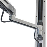 Ergotron LX Sit-Stand Wall Mount LCD Arm 106.7 cm (42") Stainless steel