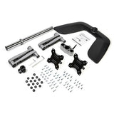 StarTech.com Dual Monitor Stand - Ergonomic Desktop Monitor Stand for up to 32" VESA Displays - Free-Standing Articulating Universal Computer Monitor Mount - Adjustable Height - Silver