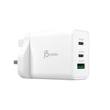 j5create JUP3365F-FN 65W GaN USB-C® 3-Port Charger - UK