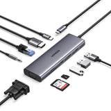 Ugreen Revodok USB-C 6-IN-1 Hub met 4K HDMI USB Type-C 10000 Mbit/s