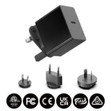 Origin Storage Origin 65W Wall Charger with 1.5m USB-C cable and 4 Multi AC Plugs
