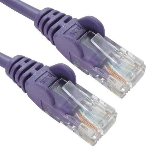 Cables Direct 0.5m Economy 10/100 Networking Cable - Violet