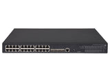 HPE 5130-24G-PoE+-4SFP+ (370W) EI Managed L3 Gigabit Ethernet (10/100/1000) Power over Ethernet (PoE) 1U Black