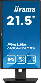 iiyama ProLite XUB2292HSU-B6 computer monitor 54.6 cm (21.5") 1920 x 1080 pixels Full HD LED Black