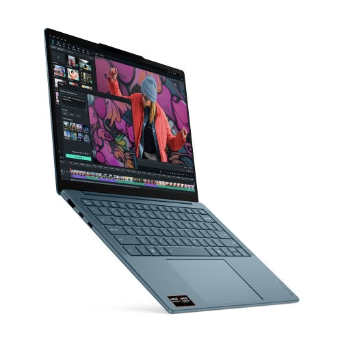 Lenovo Yoga Slim 7 14AKP10 Copilot+ PC AMD Ryzen™ AI 5 340 Laptop 35.6 cm (14") WUXGA 16 GB LPDDR5-SDRAM 512 GB SSD Wi-Fi 7 (802.11be) Windows 11 Home English Teal