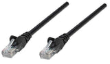 Intellinet Network Patch Cable, Cat5e, 2m, Black, CCA, U/UTP, PVC, RJ45, Gold Plated Contacts, Snagless, Booted, Lifetime Warranty