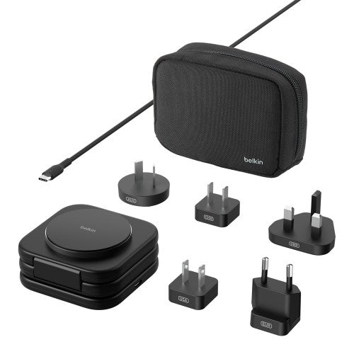 Belkin BoostCharge Pro Headphones, Smartphone, Smartwatch Black USB Wireless charging Fast charging Indoor
