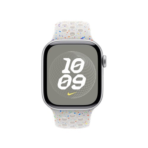 Apple MYJM3ZM/A smart wearable accessory Band Platinum Fluoroelastomer