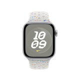 Apple MYJM3ZM/A smart wearable accessory Band Platinum Fluoroelastomer