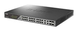 D-Link DSS-200G-28MPP network switch Managed L2 Gigabit Ethernet (10/100/1000) Power over Ethernet (PoE) 1U Grey