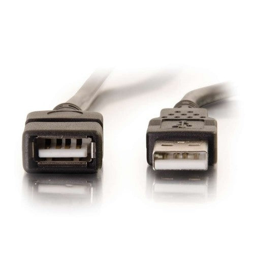 C2G 9.8ft (3m) USB 2.0 A Male to A Female Extension Cable - Black