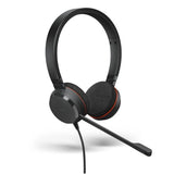 Jabra Evolve 20 Headset Wired Head-band Office/Call center USB Type-C / USB Type-A Black