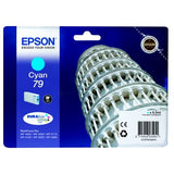 Epson C13T79124010/79 Ink cartridge cyan, 800 pages 6.5ml for Epson WF 4630/5110