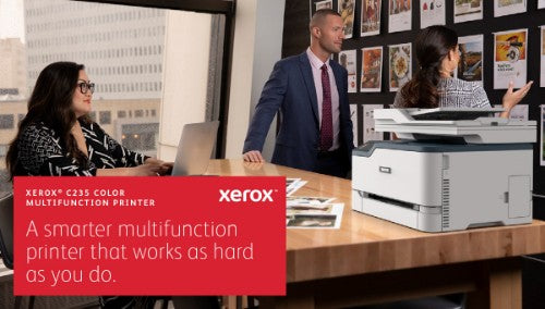 Xerox C235 A4 22ppm Wireless Copy/Print/Scan/Fax PS3 PCL5e/6 ADF 2 Trays Total 251 Sheets UK