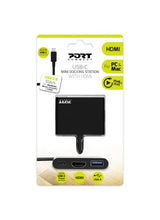 Port Designs PORT Connect DOCKING MINI TYPE C HDMI + USB3 + USB-C PD Docking Station
