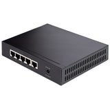 StarTech.com Unmanaged 2.5G Switch - 5 Port Gigabit Switch - 2.5GBASE-T Unmanaged Ethernet Switch - Ethernet Splitter - Din Rail or Wall Mount - Multi-Gigabit - Auto-MDIX - 9K Jumbo
