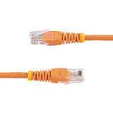 StarTech.com Cat5e Patch Cable with Molded RJ45 Connectors - 15 ft. - Orange