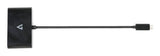 V7 USB-C Male to 2 x USB A Female, 2 x USB-C Female Hub USB 3.2 Gen1 5Gbps Black