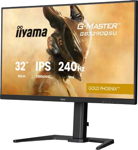 iiyama G-MASTER GB3290QSU-B1 computer monitor 80 cm (31.5") 2560 x 1440 pixels Quad HD LED Black