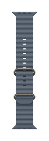 Apple Natural Titanium Finish Band Blue Fluoroelastomer, Titanium