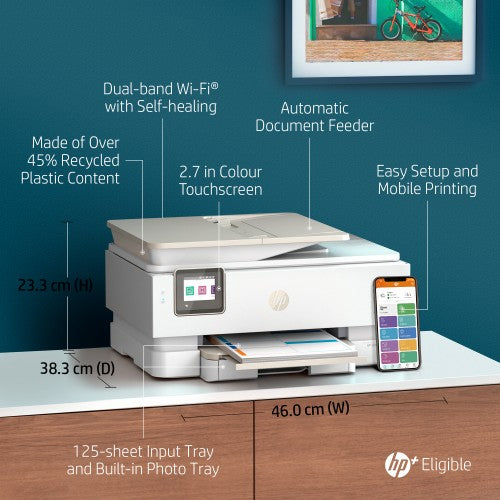 HP ENVY Inspire 7920e Wireless All-in-One Color Printer, Instant Ink; Copier, Scanner