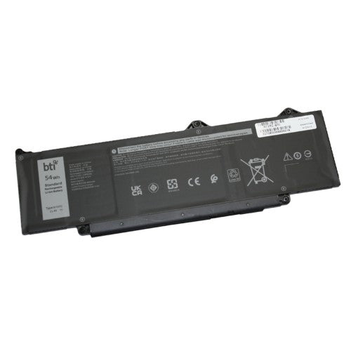 BTI 54Wh 3 cell 9HKT5 compatible battery for DELL PRECISION 3590 PRECISION 3490 LATITUDE 7455 LATITUDE 5550 LATITUDE 5450 LATITUDE 5350