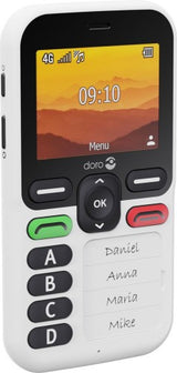 Doro Leva X10 6.1 cm (2.4") 117 g Black, White Senior phone