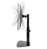 Manhattan Desk Mount for TV & Monitors (Gas Spring), Stand Assembly, Tilt/Swivel/Rotation/Height, For screens: 10" to 27", VESA compatibility: 75x75 and 100x100mm - check the dimensions of the four mounting holes on back of screen to ensure it fits, Max 8