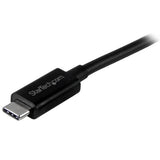 StarTech.com 3ft (1m) USB-C Cable, USB 10Gbps, 60W (3A) Power Delivery, 8K 60Hz / 4K 144Hz DP Alt Mode, USB-IF Certified - Thunderbolt Compatible