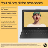 HP 15-fc0004na AMD Ryzen™ 3 7320U Laptop 39.6 cm (15.6") Full HD 4 GB LPDDR5-SDRAM 128 GB SSD Wi-Fi 6 (802.11ax) Windows 11 Home in S mode Silver