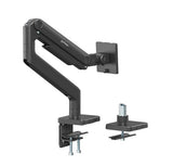 Manhattan Desk Mount for TV & Monitors (Full Motion Spring),For screens 13" to 42",C-Clamp or Grommet Assembly,VESA compatability:all between 75x75mm and 200x200mm -check the dimensions of the four mounting holes on back of screen to ensure it fits,Max 20