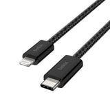 Belkin BoostCharge USB cable USB 2.0 USB C USB C/Lightning Black