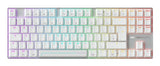 CHERRY MX 8.2 Pro TMR Wireless keyboard Gaming USB + RF Wireless + Bluetooth QWERTY UK English Silver, White