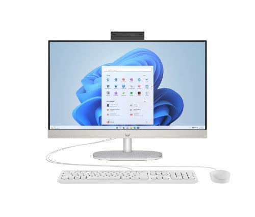 HP 24 -cr0063na PC Intel® Core™ i3 i3-N300 60.5 cm (23.8") 1920 x 1080 pixels All-in-One PC 8 GB DDR4-SDRAM 256 GB SSD Windows 11 Home Wi-Fi 6 (802.11ax) White