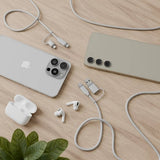 ALOGIC 4-in-1 100W Silicone Flexible Universal Charging Cable 1.5m | USB-C, USB-A and Lightning