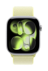 Apple MFFL4ZM/A smart wearable accessory Band Yellow Nylon, Recycled polyester, Spandex