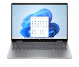 HP ENVY x360 14-fc0001na Intel Core Ultra 7 155U Hybrid (2-in-1) 35.6 cm (14") Touchscreen 3K 16 GB LPDDR5-SDRAM 512 GB SSD Wi-Fi 6E (802.11ax) Windows 11 Home AI PC Silver
