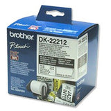 Brother DK-22212 DirectLabel Etikettes white Film 62mm x 15,24m for Brother P-Touch QL/700/800/QL 12-102mm/QL 12-103.6mm