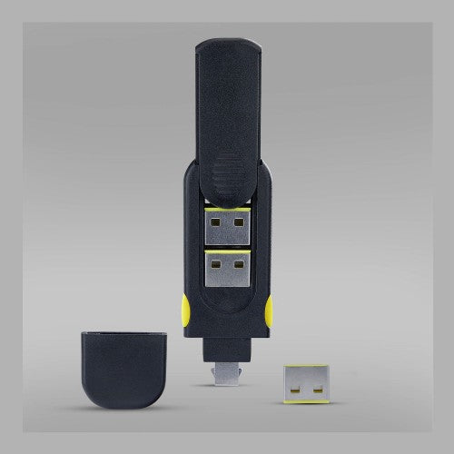StarTech.com USB-A Port Blocker Key with 4x Locking USB-A Dust Cover Plugs, Snap-In Reusable Port Protectors for Laptops & Computers