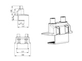 Multibrackets M Gas Lift Duo Desk Clamp Silver