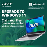 Acer TravelMate P2 (TMP215-55) - Intel Core 3, 8GB, 256GB SSD, 15.6" Full HD, Silver