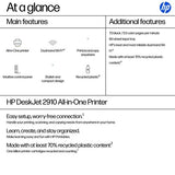 HP DeskJet 2910 Wireless All-in-One Color Printer