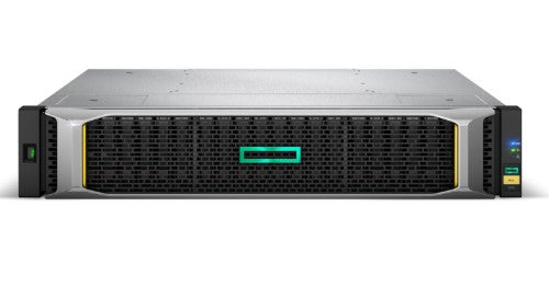 HPE MSA 1050 disk array 4.8 TB Rack (2U) Black, Stainless steel