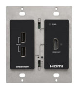 Crestron HD-RXU-4KZ-101-2G-B AV extender AV receiver Black