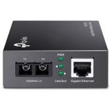 TP-Link Omada MC210CS network media converter 1000 Mbit/s 1310 nm Single-mode Black