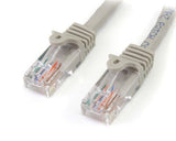 StarTech.com Cat5e Patch Cable with Snagless RJ45 Connectors - 5 m, Grey