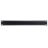 StarTech.com Horizontal 1U Server Rack Cable Management Finger Duct w/ Cover - 19" Network Rack Wire Duct Raceway Panel - Slotted Wire Duct