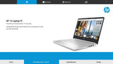 HP 14s-fq1013na AMD Ryzen™ 5 5500U Laptop 35.6 cm (14") Full HD 4 GB DDR4-SDRAM 512 GB SSD Wi-Fi 5 (802.11ac) Windows 11 Home Silver